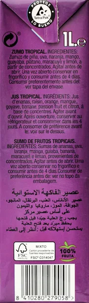 100% Tropical Juice
