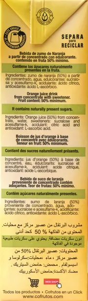 Boisson au jus d'Orange