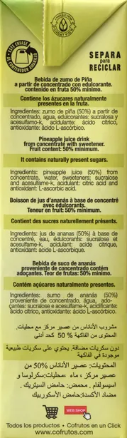 Boisson au jus d'Ananas