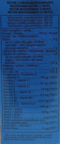 12-Fruit Multivitamin Nectar
