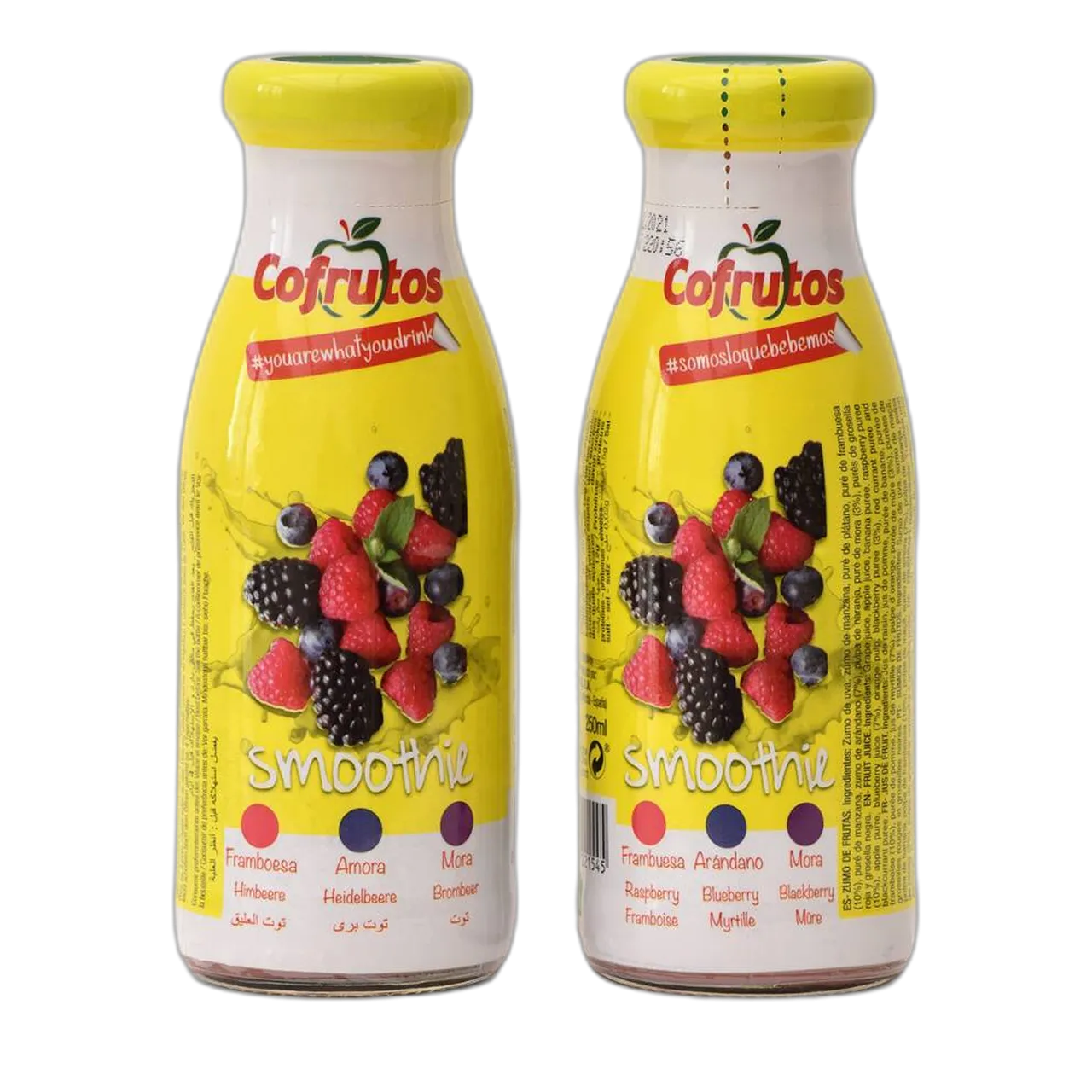Smoothie Frambuesa - Arándano - Mora