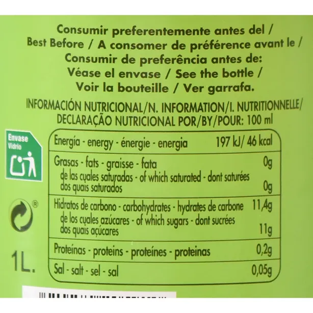 Néctar de Manzana Botella 1L