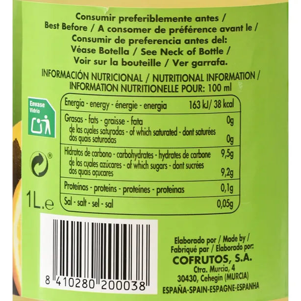 Grapefruit Nectar 1L Bottle