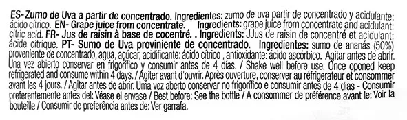 Jus de Raisin - Moût 100% Petite bouteille 200ML