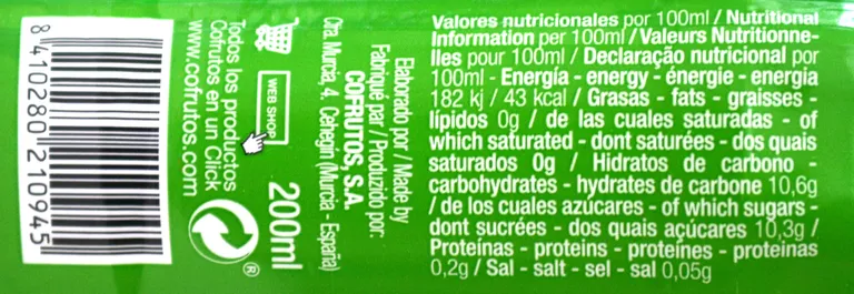 100% Apple Juice 200ML Bottle