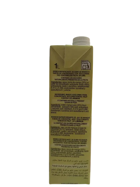 Bebida refrescante de zumo de Mango