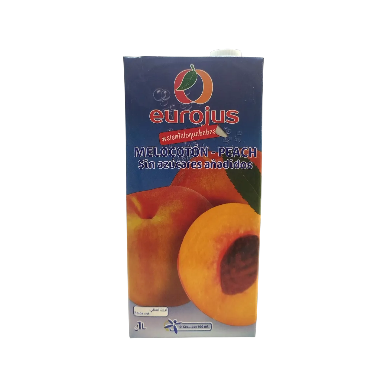 Bebida zumo de Melocotón